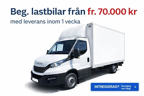 Bild visar en begagnad lastbil från 70000 kr