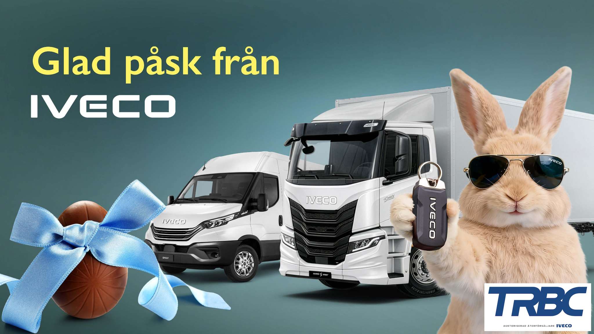 Vi önskar alla en glad påsk med denna hälsningsbild